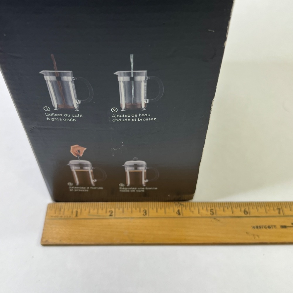 Bodum Chambord French Press Coffee Maker 8 Cup 1L 34 oz Stainless Steel - Picture 10 of 13